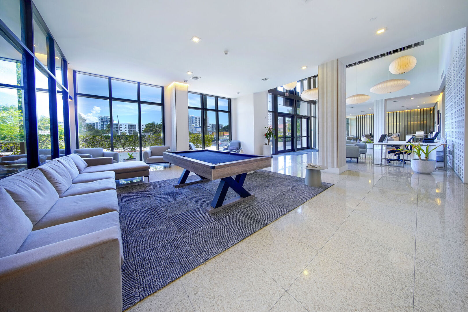 Resident lounge at The Vibe Miami